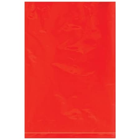 Bsc Preferred 6 x 9'' - 2 Mil Red Flat Poly Bags, 1000PK BUY04001335